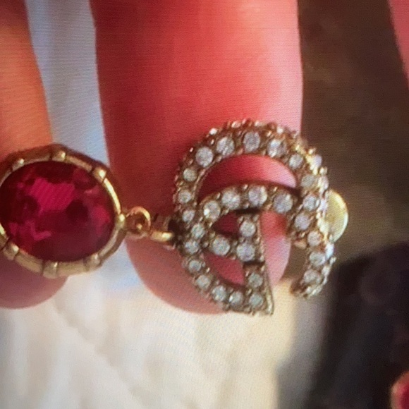 Gucci GG Running Drop Earrings - Picture 4 of 5